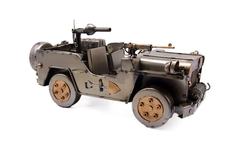 Dekoratif Metal Askeri Araç