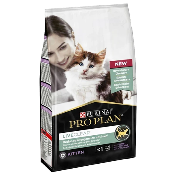Pro Plan Liveclear Hindili Yavru Kedi Maması 1.4KG
