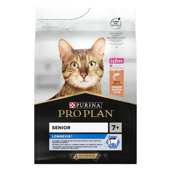Pro Plan Senior 7+ Somonlu Yaşlı Kedi Maması 3KG