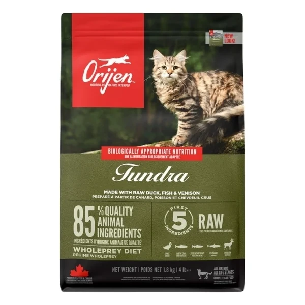 Orijen Tundra Tahılsız Yetişkin Kedi Maması 1.8KG