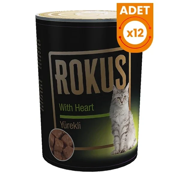 Rokus Yürekli Yetişkin Konserve Kedi Maması