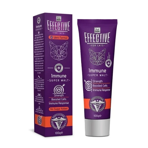 Delibon Effective Immun Bağışıklık Destekleyici Kedi Malt Macunu