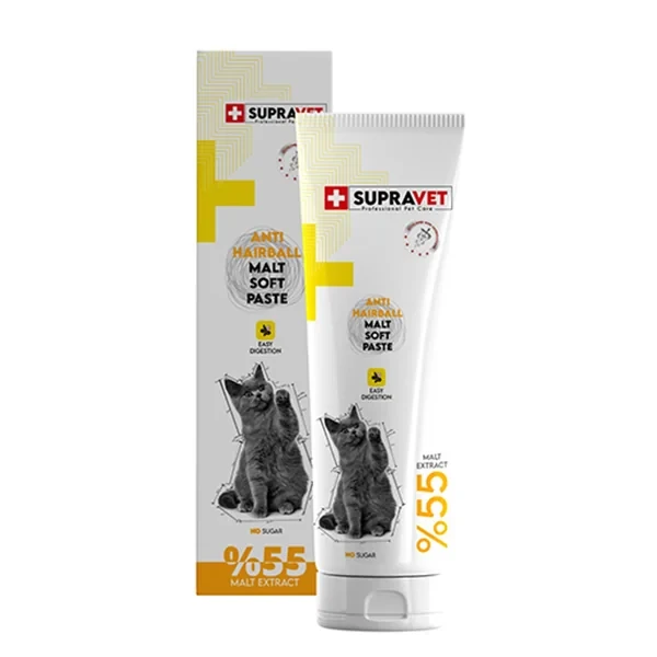 Supravet Malt Soft Paste Ant-Hairball Kedi Macunu